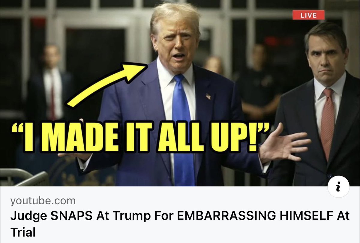 BREAKING: Judge Merchan just set Trump straight after Trump humiliated himself at trial. Trump’s lawyer TRIED to stop him… Watch it HERE: youtu.be/yNPeMqM_k-I?si… Pass it on and hit the ❤️ to thank the judge!