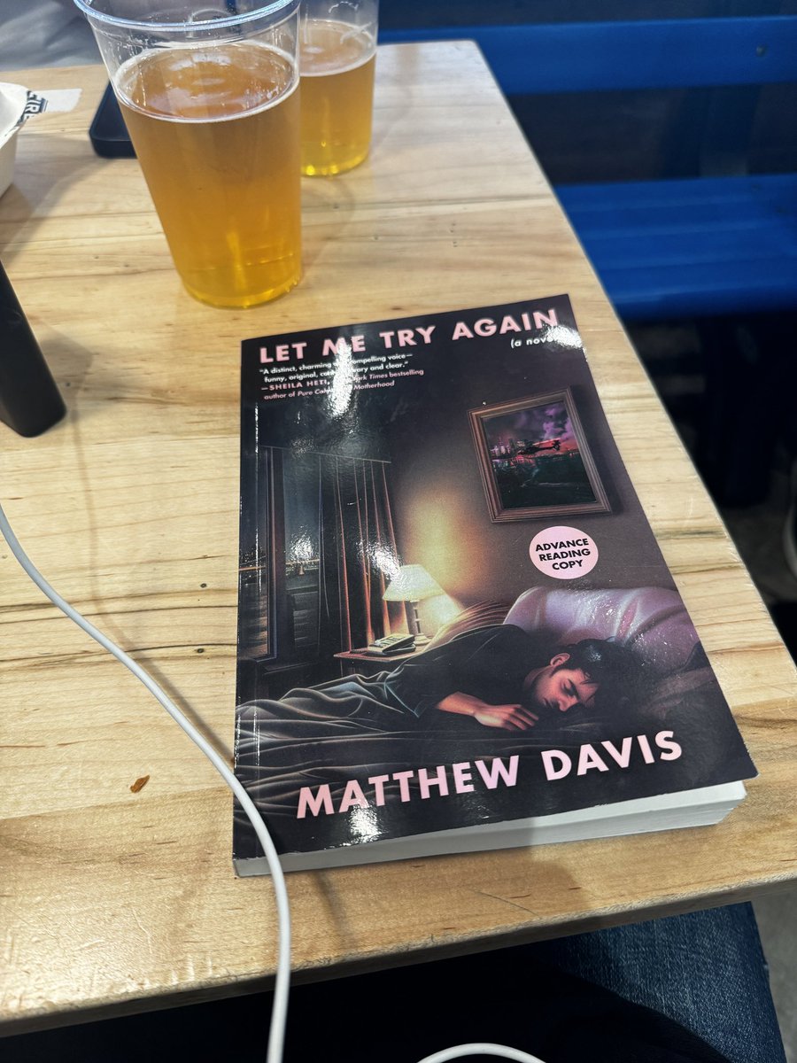 At the airport. Excited to read my friend Matthew Davis book.