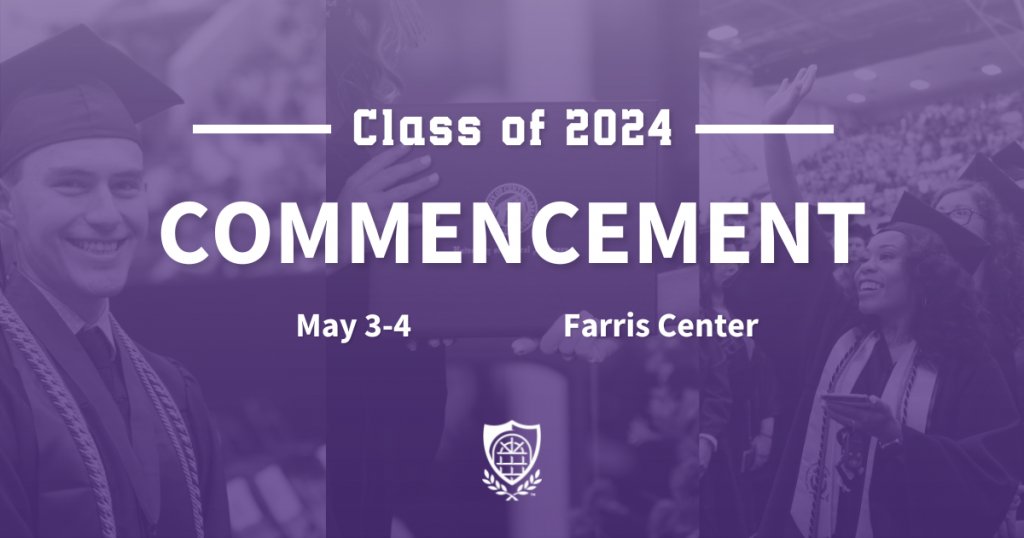 Join us today and tomorrow as we celebrate the Class of 2024. 💜🎓 Live stream link: bit.ly/4a3Jvds