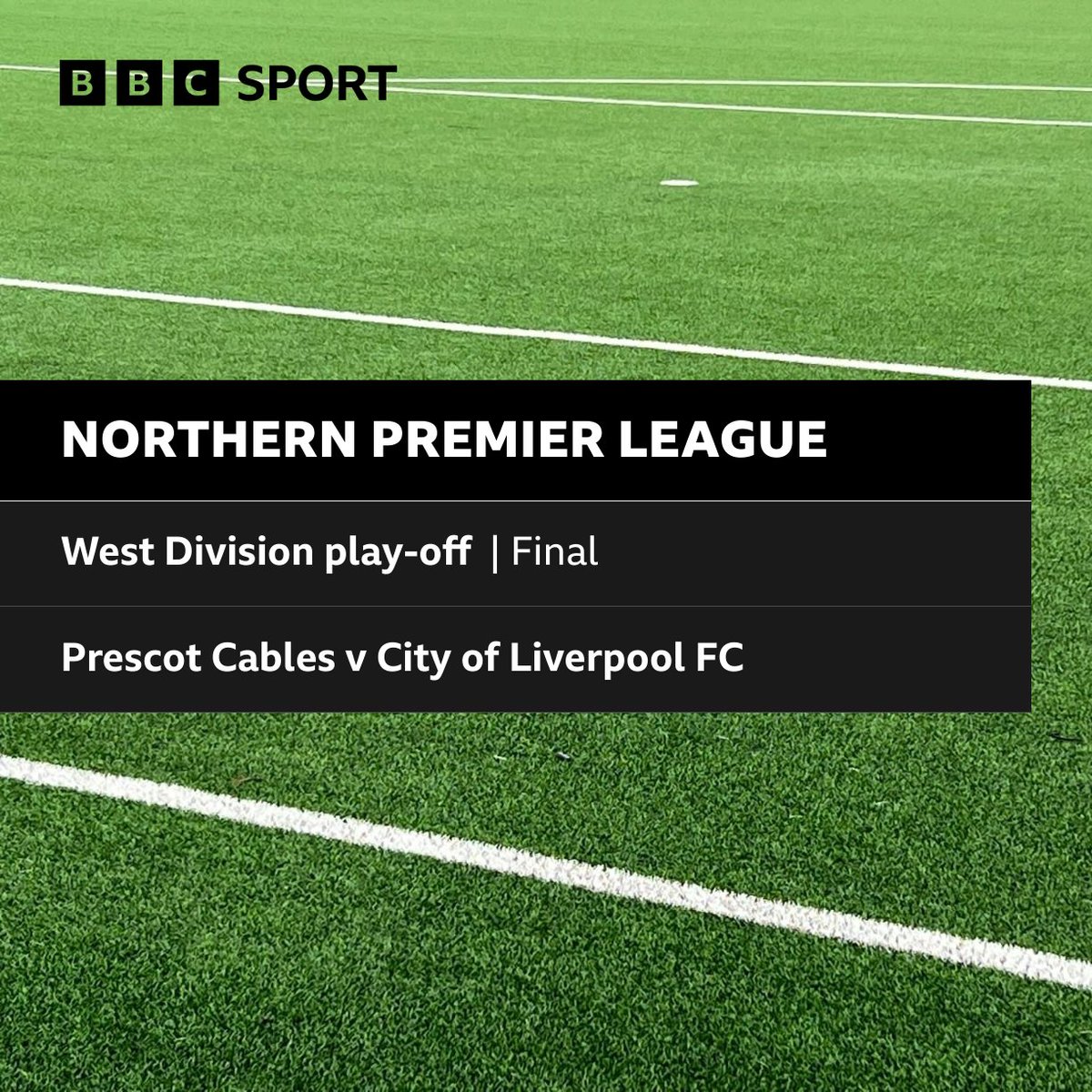 ⚽️ There is one local non-league match this afternoon and it's a big one in the @NorthernPremLge as @PrescotCablesFC and @CityofLpoolFC face each other in the West Division play-off final

#⃣ #TotalSport