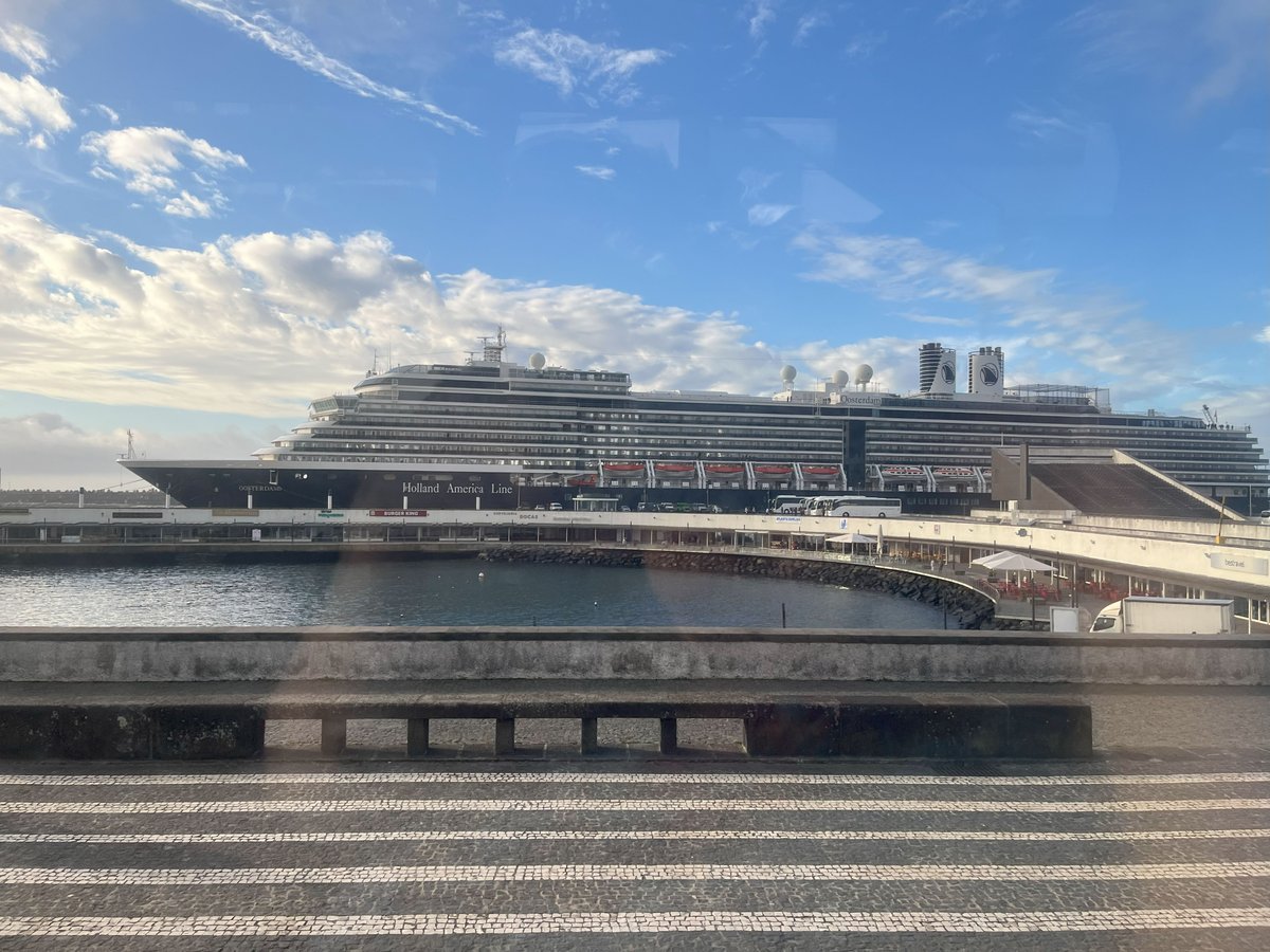 We went on a cruise at the beginning of April 2024 with Holland America. Hubby had set this up a year ago and we paid for it in installments. Crossing the Atlantic was on his Bucket List. Our ship was the Oosterdam. Hubby doesn't want to ever take a 25 day vacation again. ROFL