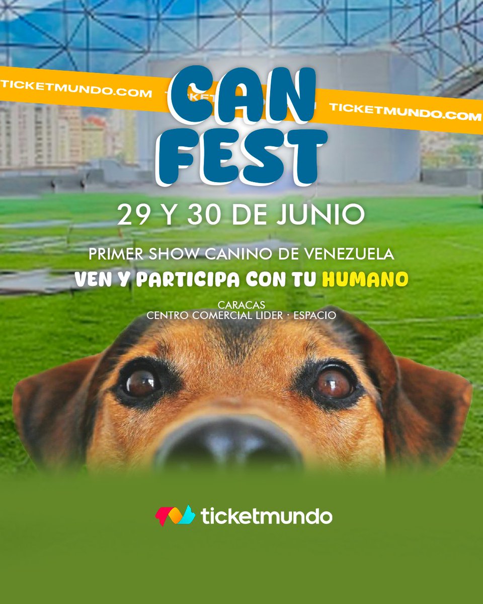 ¡El espectáculo #CanFest llega a Caracas! 📣

Por primera vez en Venezuela se realizará el campeonato y exhibición de perros American Bully🐶

No te pierdas este espectacular evento canino avalado por la ABKC. 

Compra tus entradas en nuestra página web y taquilla del C.C.C.T🎟️
