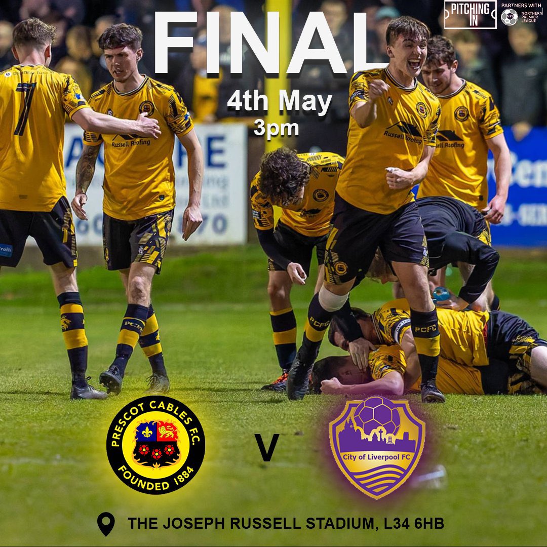 WE WILL BE OPEN THIS SATURDAY FROM 12 NOON FOR PRESCOT CABLES v CITY OF LIVERPOOL IN THE PLAY-OFF FINAL! ❤️⚽️🍻 #Prescot #Knowsley #nonleague @RichtMUFC99 @amandamanning8 ❤️