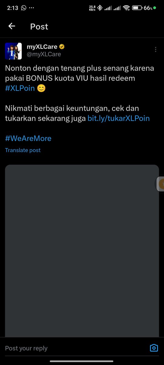 widiarsa's tweet photo. @myXLCare Ini kenapa dah xl jd lemot? Masa gini aja gambarnya pake loading lama? https://t.co/QnctIN2jVB
