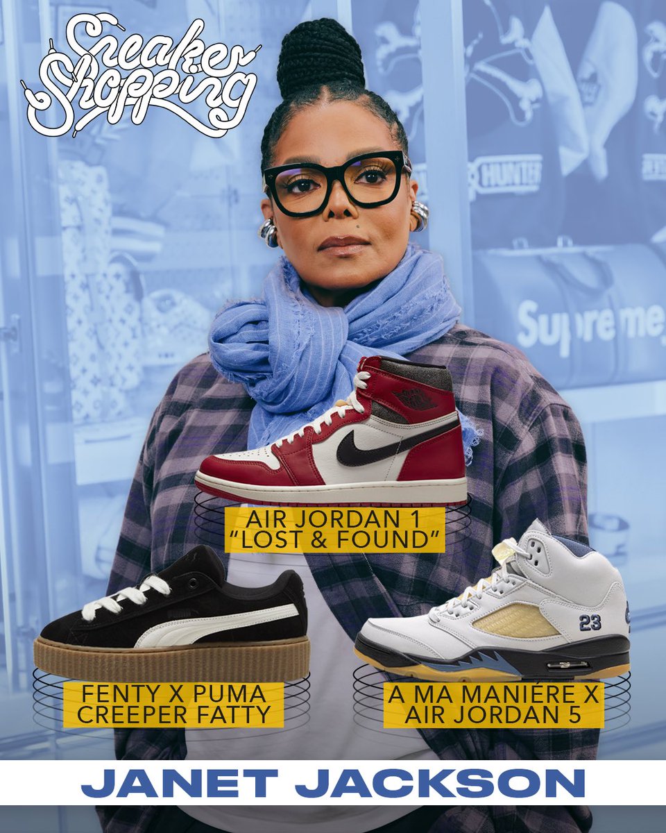 Hit the LNK BELOW to see what else @JanetJackson copped on Sneaker Shopping WATCH: youtu.be/0QhckPhftbQ