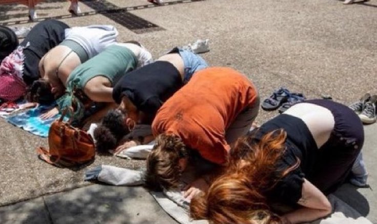 Many Muslim men often call me a “whore” or a “prostitute” in my comments, referring to my profile photo. What do you think they would call these women praying while wearing crop tops and showing their hair?