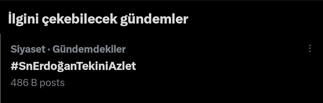 500 BİNi GEÇMEYE ÇOK AZ KALDI!

HEDEF 1 MİLYON 💥
#SnErdoğanTekiniAzlet