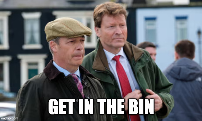 Given Reform's ability to only win 1 Local Councillor out of 2000+ seats. Is it time to bin them off TV? Like to bin Richard Tice RT to bin Nigel Farage.