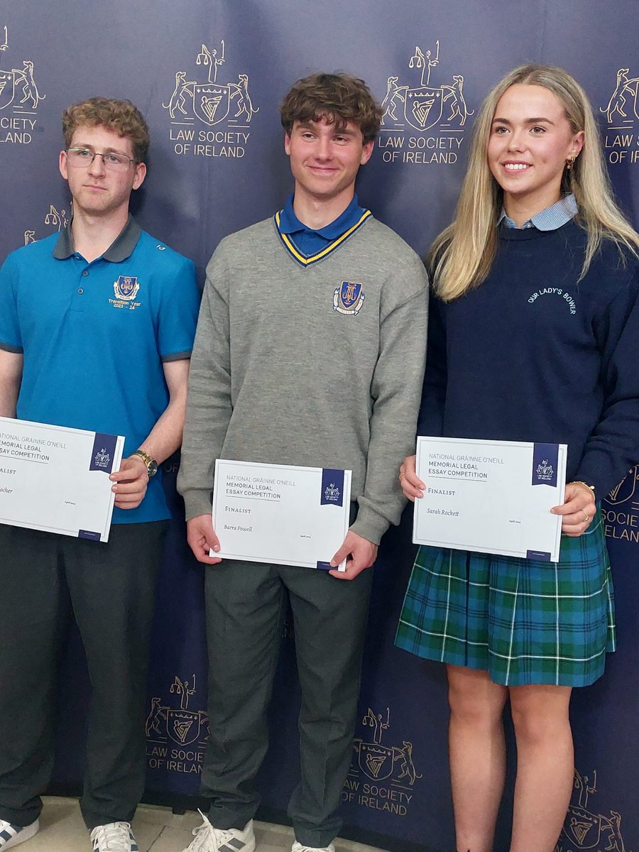 We are extremely proud of Barra Powell and Isaac Jocher who represented Marist College in the ‘Gráinne O’Neill Legal Essay Final’ in Blackhall Place, Dublin. Making the national final is an honour and having two students reach this stage is a huge achievement. @westmeathindo
