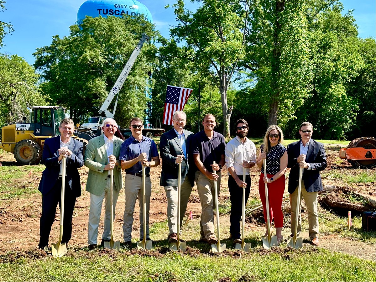 Congratulations to Tuscaloosa-based company, Build Residential, on the groundbreaking for their River District Townhomes. This is an exciting investment, and we can't wait to see what the future holds.
