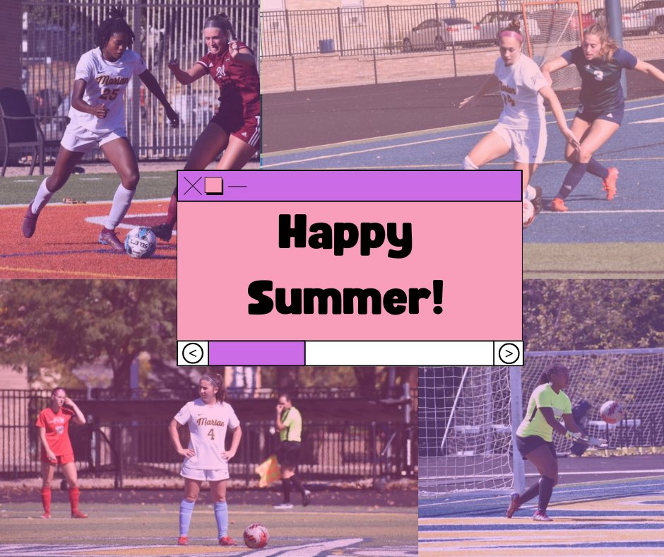 From our family to yours, have a great summer knights!! ☀️⚔️ #alldayallknight #summer #summervacation #summertime #summervibes #marian #marianuniversity #goknights #family