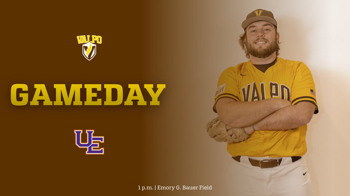 Last one with the Aces! 🆚: Evansville 📍: Emory G. Bauer Field ⏰: 1 p.m. 📻: bit.ly/3MoBeIB (UE radio) 📈: statb.us/b/508404 #GoValpo @ValpoBaseball