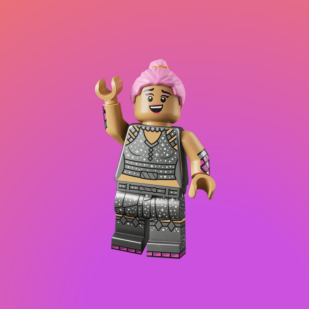 An Ariana Grande LEGO Fortnite model had shop assets added this update, despite the LEGO not being in game yet.