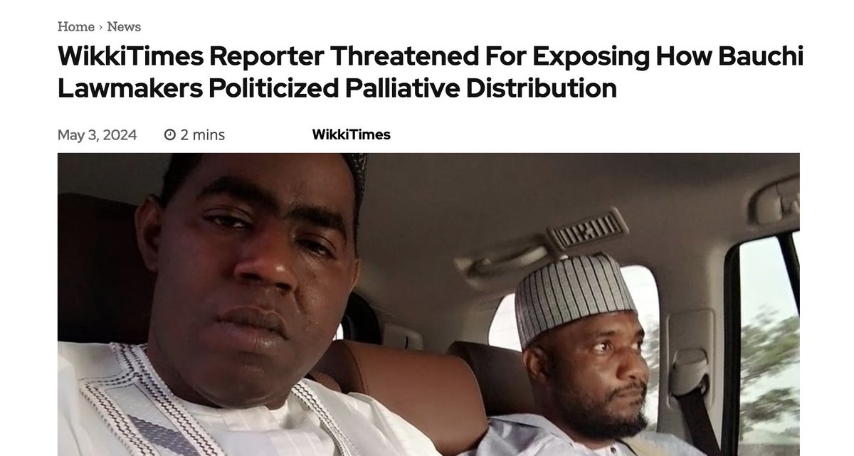 On #WorldPressFreedomDay, a journalist with @fijnigeria in Nigeria was abducted; another is being threatened for his work; and the government is ordering the full implementation of the Cybercrime Act.... IRONIC