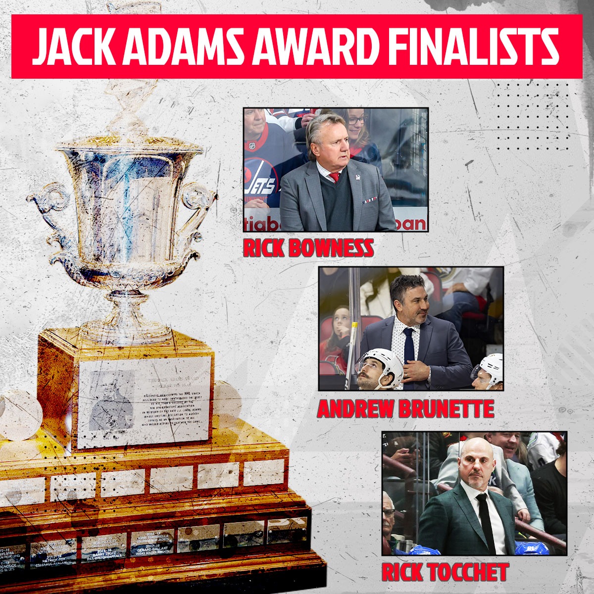 Who is your pick to win the Jack Adams Award?