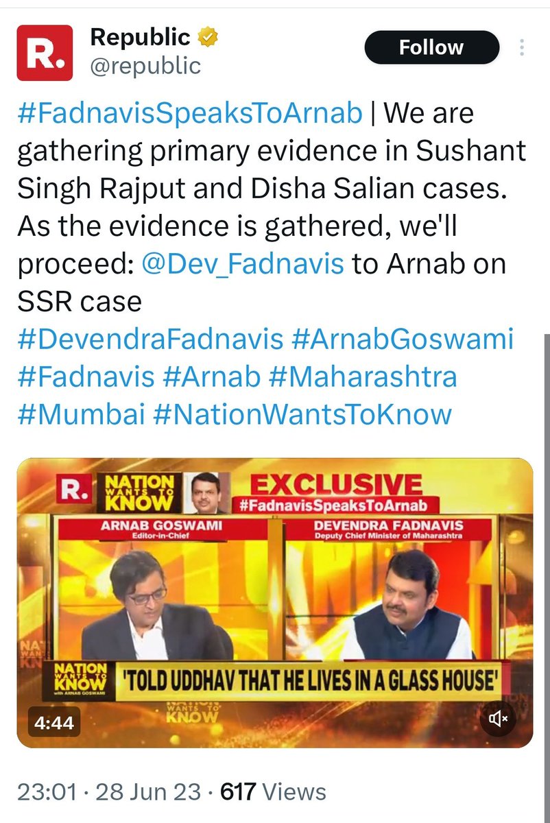 #3May2024
TL Of the day

#SSRCaseStalledByPolitics

SSR Case Stalled By Politics 2 save & serve Culprits & it's whole eco-system🔥😡Y dey take criminals in their ruling party,to cover-up deir crimes & keep going money flow on??😡who stopping agencies?? @BJP4Maharashtra @BJP4India