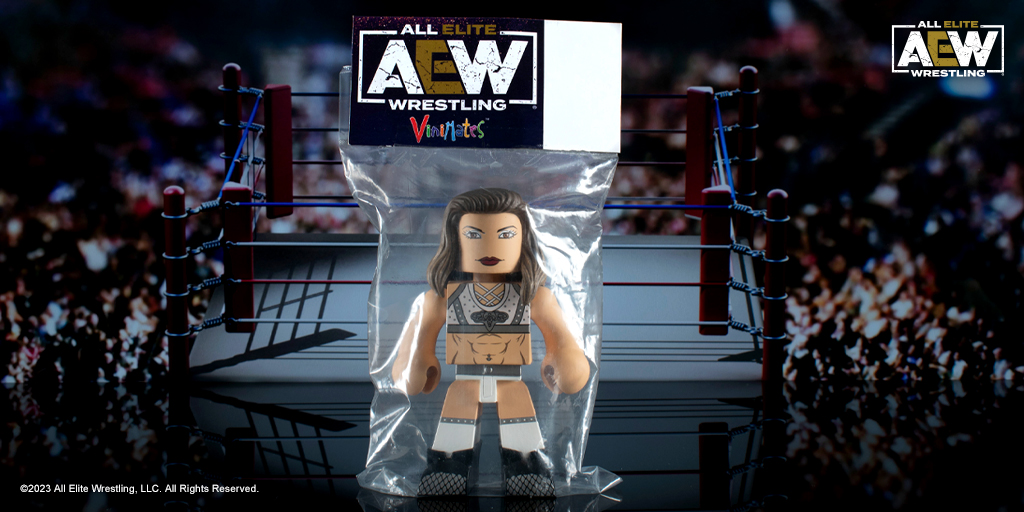 Ladies and gentlemen,  witness the queen of the ring, 'DMD', in action! 🦷 Add the @BrittBaker #Vinimate to your #AEW Elite collection! bit.ly/BrittBakerVini… #CollectDST #DiamondSelectToys @AEW