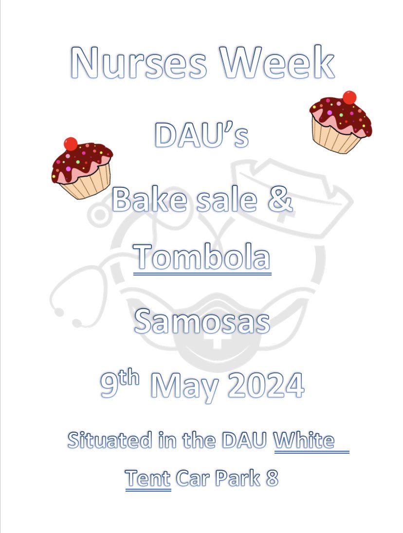 RDH Site
Starts at 11am- Samosas will be arriving just after 12! 

I may be on maternity but I don’t miss a cake opportunity! 

<a href="/FionaStyles10/">Fiona Styles</a> <a href="/seniorsisbecky/">Becky</a> <a href="/GroganMandy/">Mandy Grogan QN 💙</a> <a href="/UHDBTrust/">University Hospitals of Derby and Burton NHS FT</a>