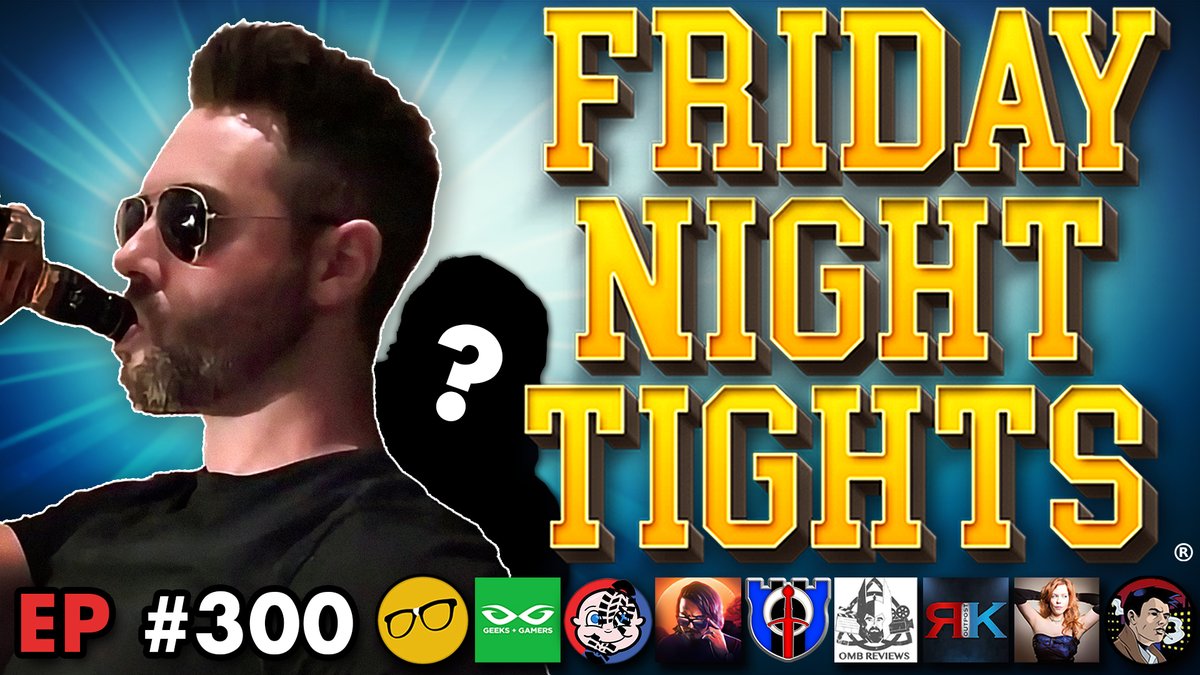Friday Night Tights #300 with @TheCriticalDri2 @DDayCobra @OMBReviews @ComixDivision @KinelRyan @QTRBlackGarrett @ShadMBrooks @ChrissieMayr and @heelvsbabyface #FridayNightTights w/@GeeksGamersCom is GOING LIVE👇 🔥youtube.com/watch?v=55Vfqa…🔥