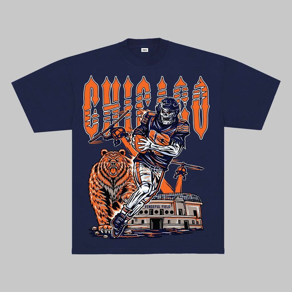 ‼️ #CHISN GIVEAWAY🚨 👉Chicago Bears x VENGEFUL Tee 👈 ONE lucky #Bears fan will be chosen and win the featured item! To win👇 1) RT this post 2) FOLLOW @VengefulDetroit & @CHISportsNation #DaBears | #CHISportsNation 👉Winner announced 5/8-8:00PM CST