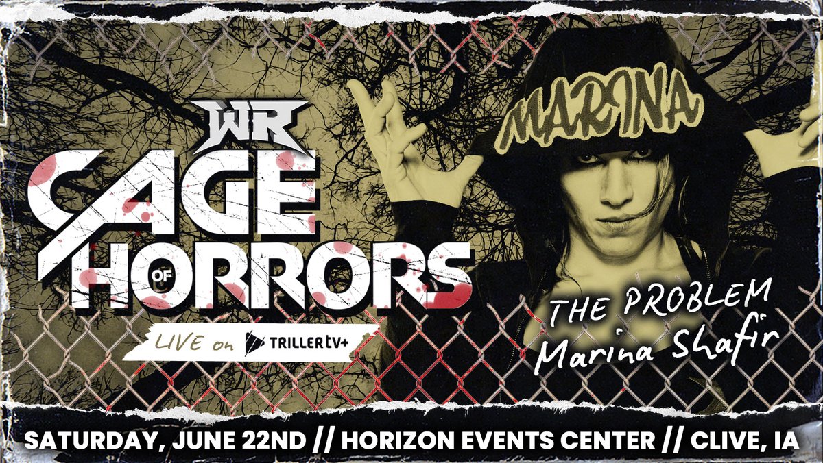 [BREAKING] Signed for 6/22 #RevolverCAGE @HorizonEventsC1 LIVE on @FiteTV+ The Problem Marina Shafir! 🎟️ RevolverTickets.com