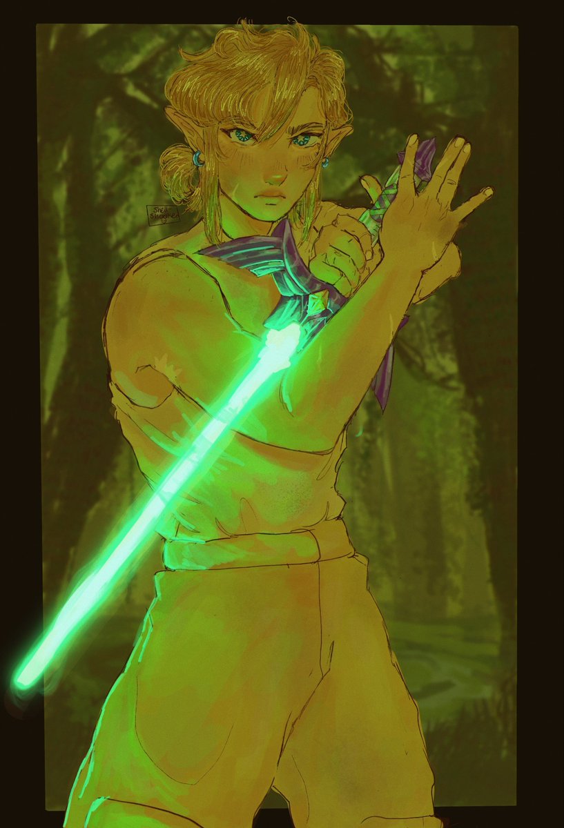 happy may 4th to link skywalker >:) #StarWarsDay #starwars #tloz