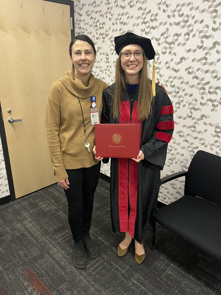 Today marks the end of my #GradStudent era. I am very #grateful for the many classmates, mentors, family, and friends who have supported me along the way. While this chapter is coming to a close, I am just getting started!  #PhinisheD #PhDone <a href="/UofUCoH/">UofU College Health</a> <a href="/UofU_HK/">U of U Health & Kinesiology</a>