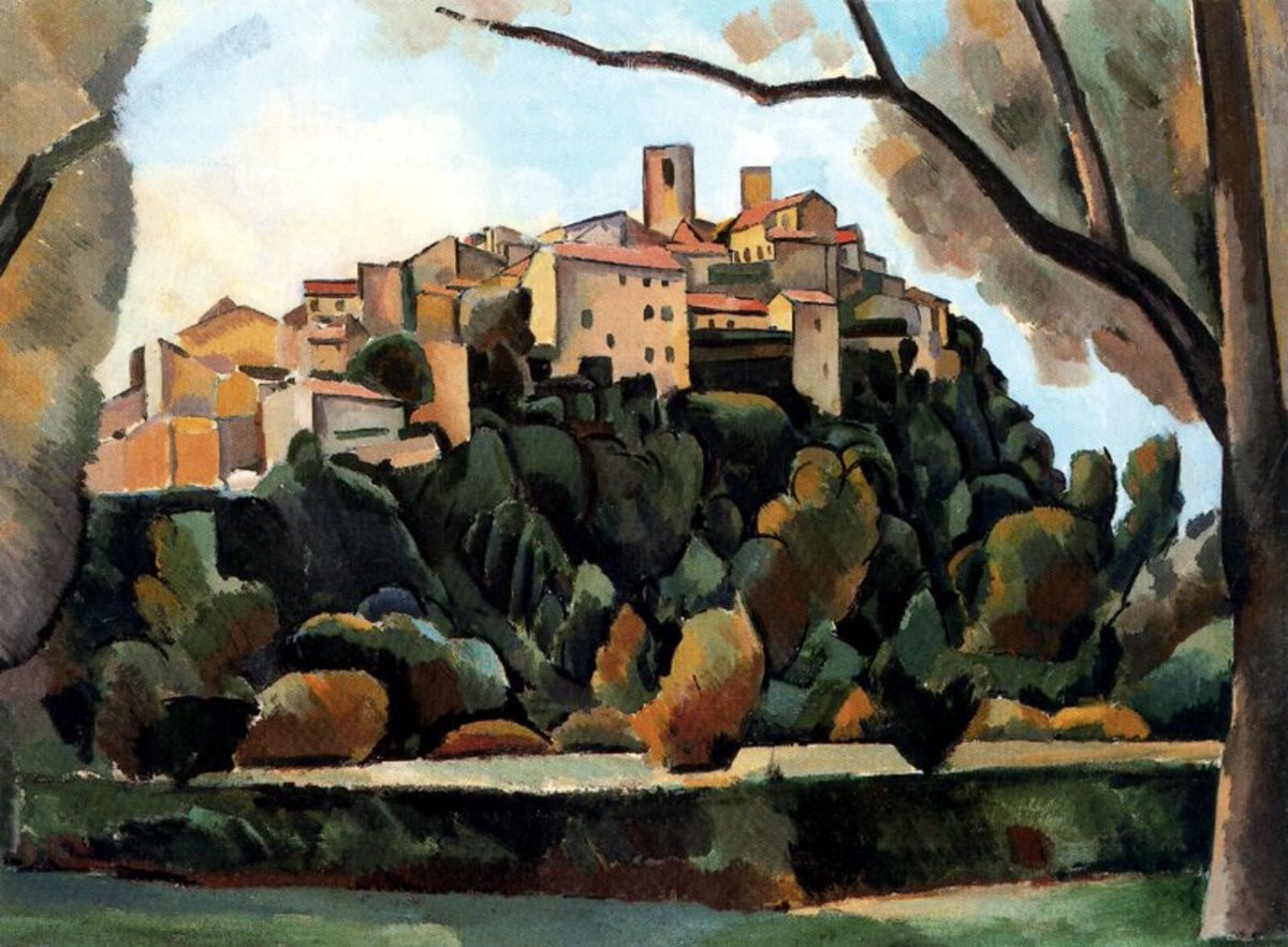 André Derain - Vue de Saint-Paul de Vence (1910)
#andrederain