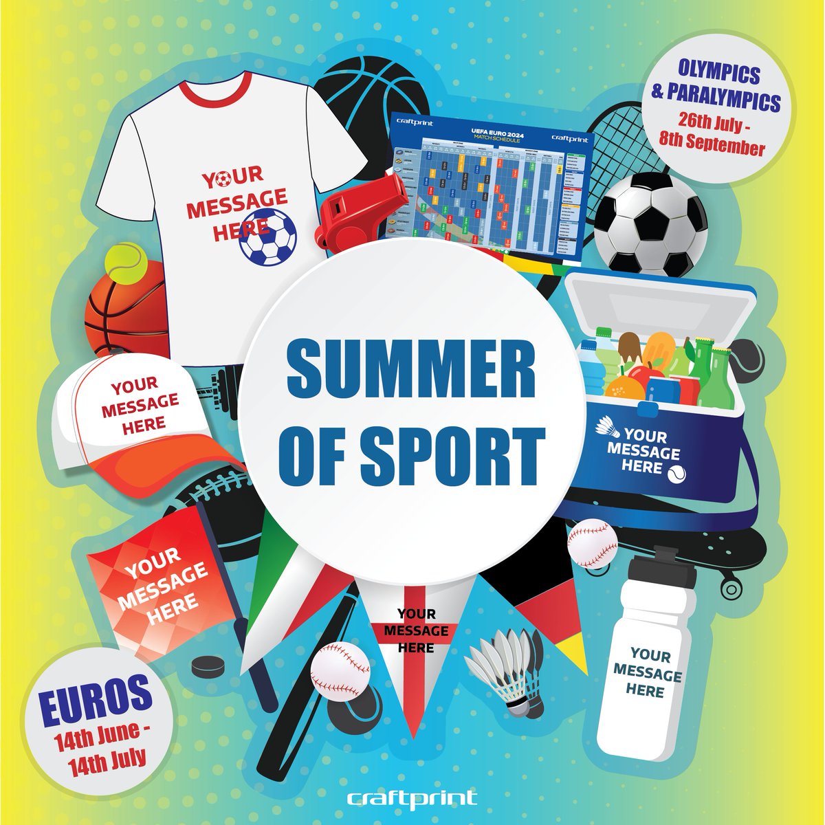 We're supporting the nation this summer, get in touch if your business wants to do the same!

Contact us at 01204 694993 or email us at online@craftprint.co.uk to get involved.

#SupportTheNation #SummerofSport #GetInvolved #TeamSpirit #Craftprint #PrintingSolutions