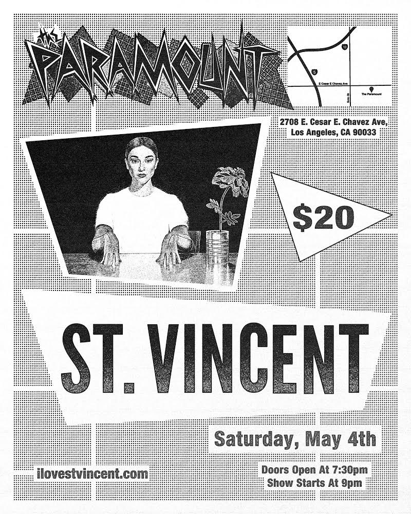 .@st_vincent is performing at @TheParamount_LA TOMORROW NIGHT! Get tickets while you can or head over to KROQ.com for your chance to win access! 🎟️: link.dice.fm/wd028fa1dced audacy.com/kroq/contests/…