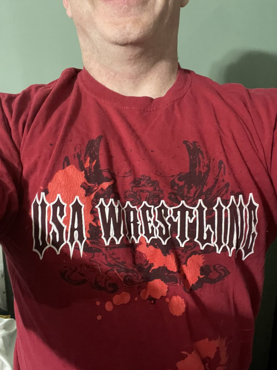 #WrestlingShirtADayinMay thanks to @USAWrestling for their grassroots efforts to building Olympians!!!