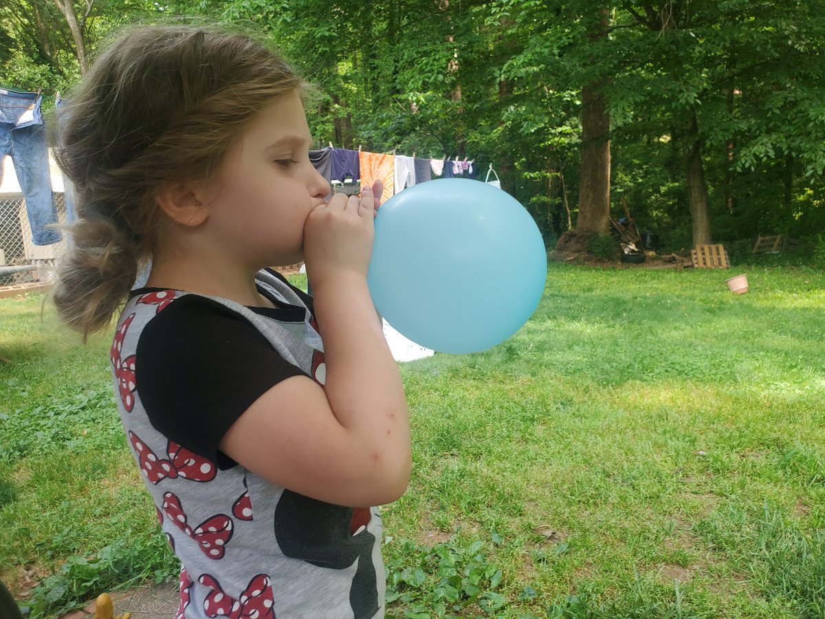 Ah the simple things in life. Remember when you couple blow up a balloon and make noise with it?