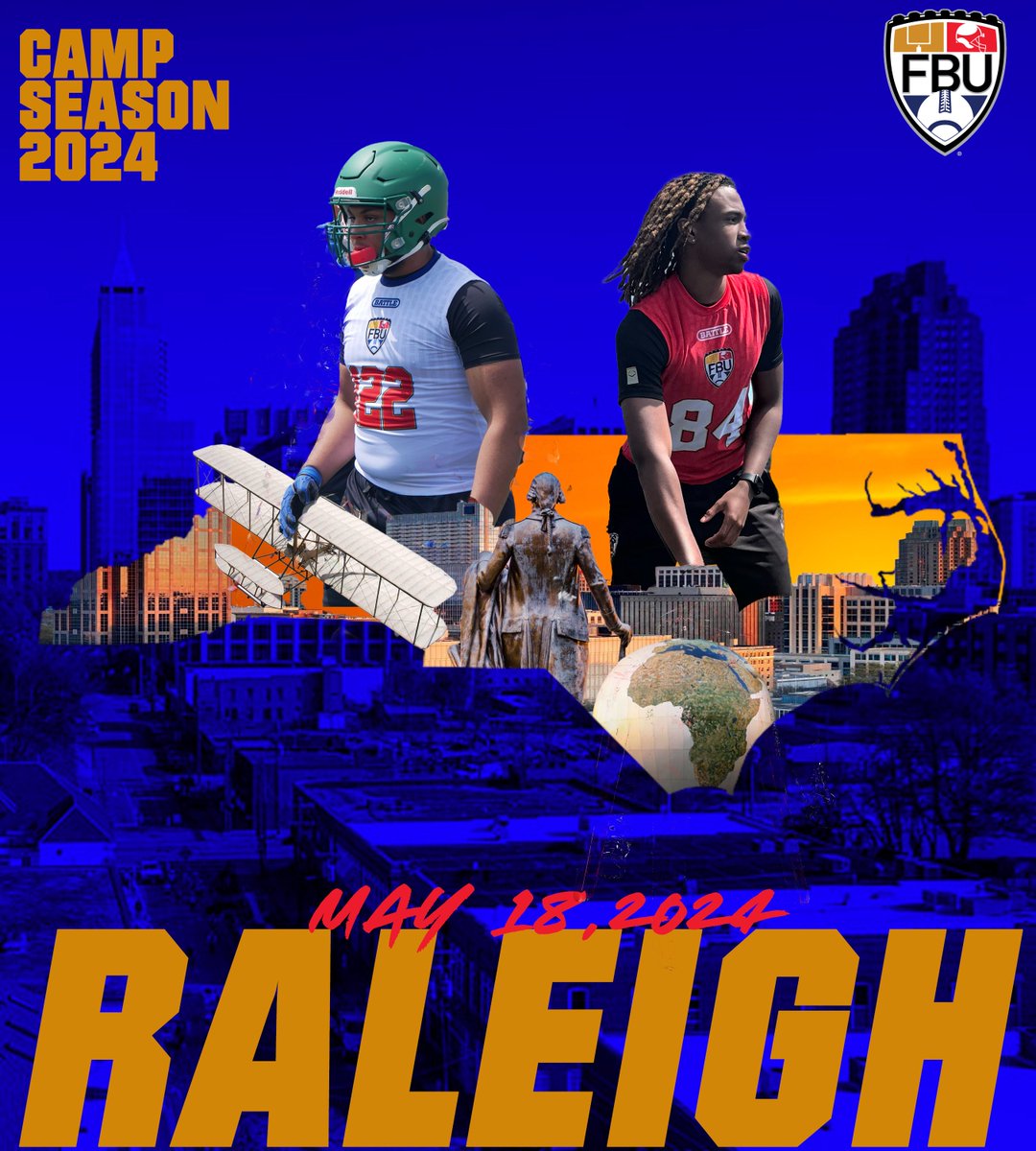 Countdown to the highly anticipated FBU Raleigh-Durham Camp hosted by @WPA_Athletics on May 18th! Prepare for elite coaching, top-notch facilities, and an unforgettable football experience. Secure your spot now! #FBU 🏈 Learn more: footballuniversity.org/camp/raleigh/