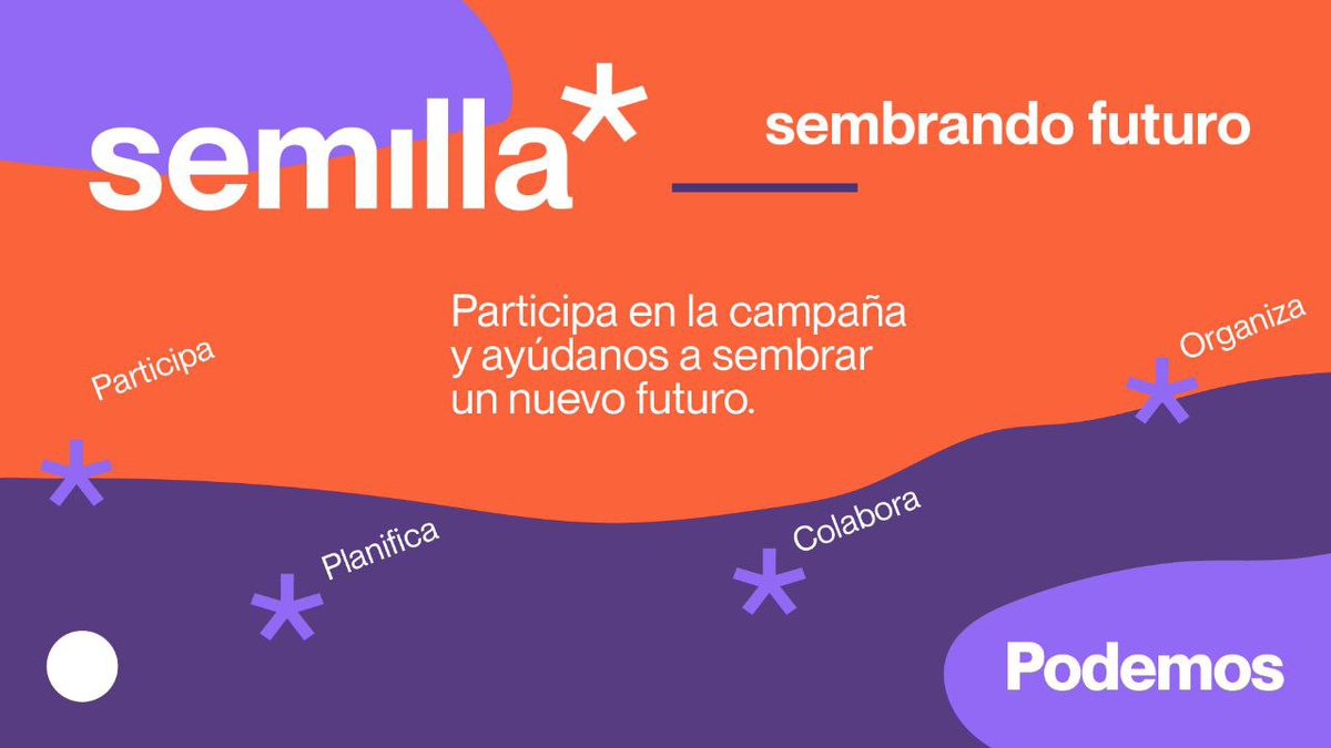 🌱SEMILLA🌱, una iniciativa para crear equipos, facilitar tu participación y multiplicar la colaboración ciudadana en la campaña de las elecciones europeas que encabeza Irene Montero. #semilla #europeas2024