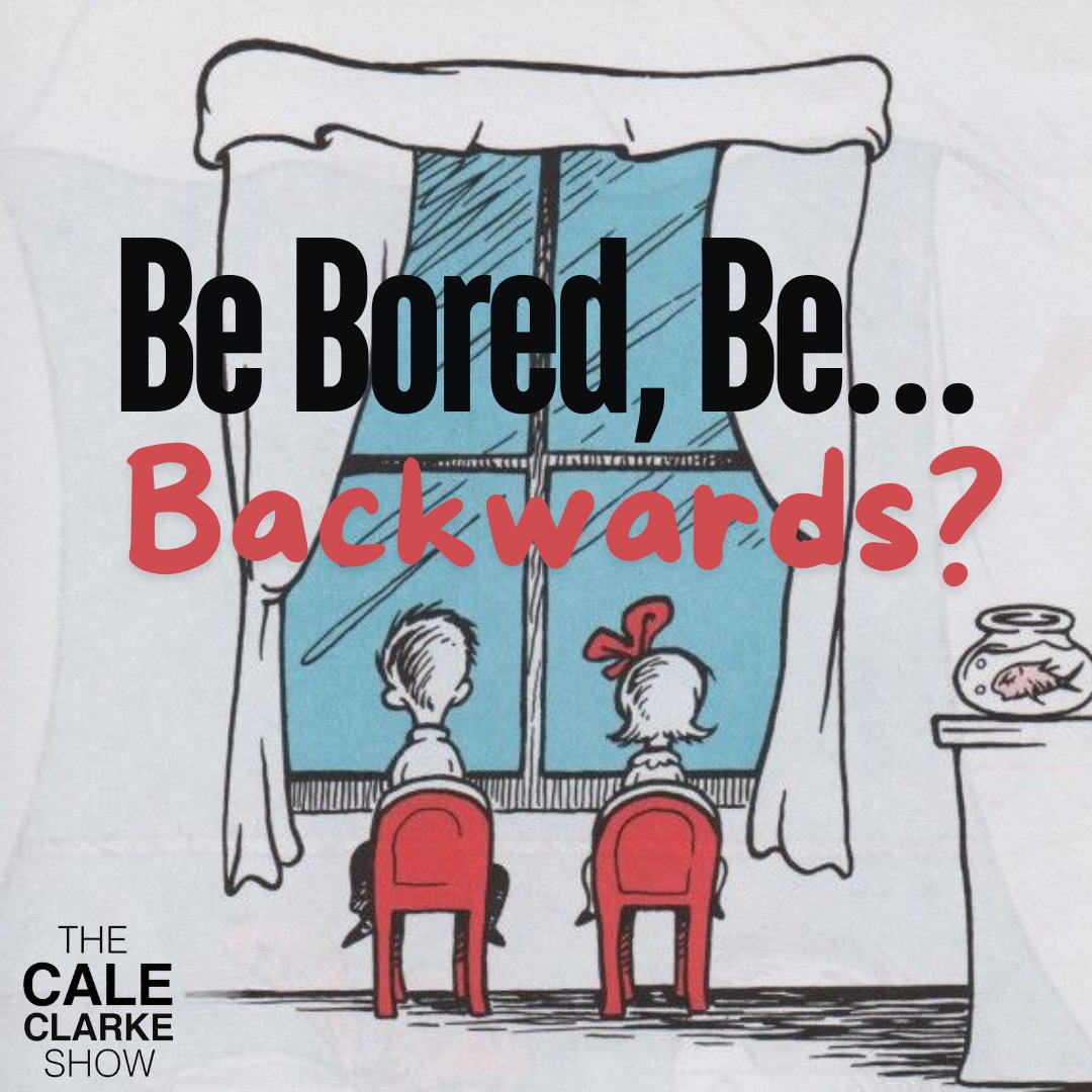 Today on the @CaleClarkeShow (live with @CaleClarke at 5 PM CT on @relevantradio & the app): Be Bored, Be…Backwards? A viral AP article laments how “conservatives” and “traditionalists” are taking over the Church. Plus: Why being bored is good for you.