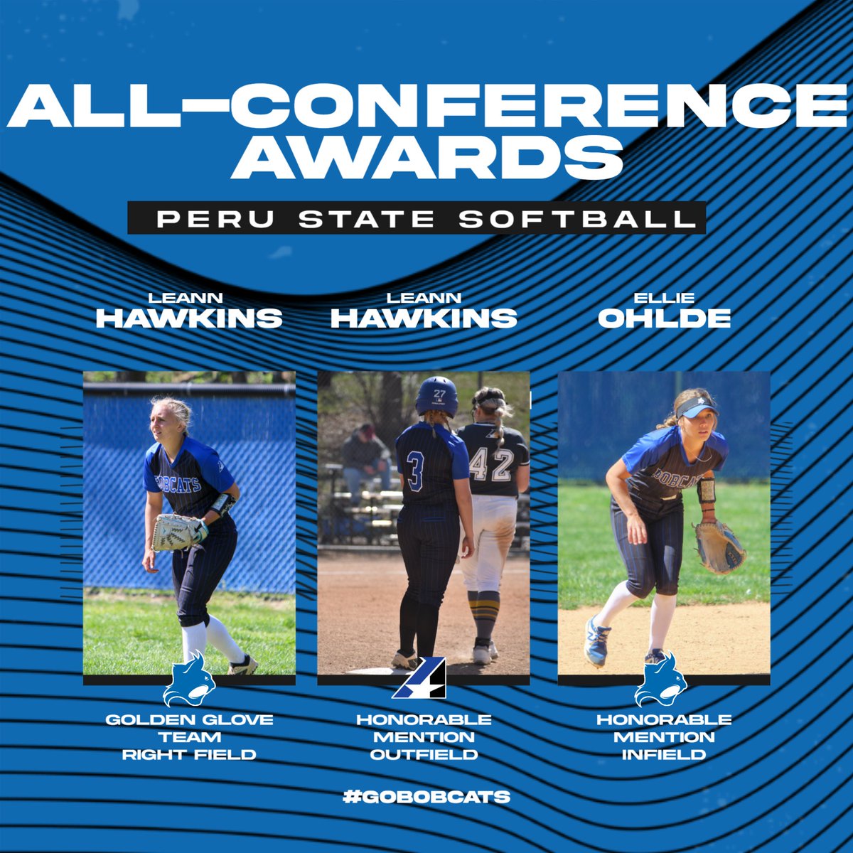 Congratulations to Leann and Ellie on earning Softball All-Conference Awards! #ClawsOut | #PeruState156