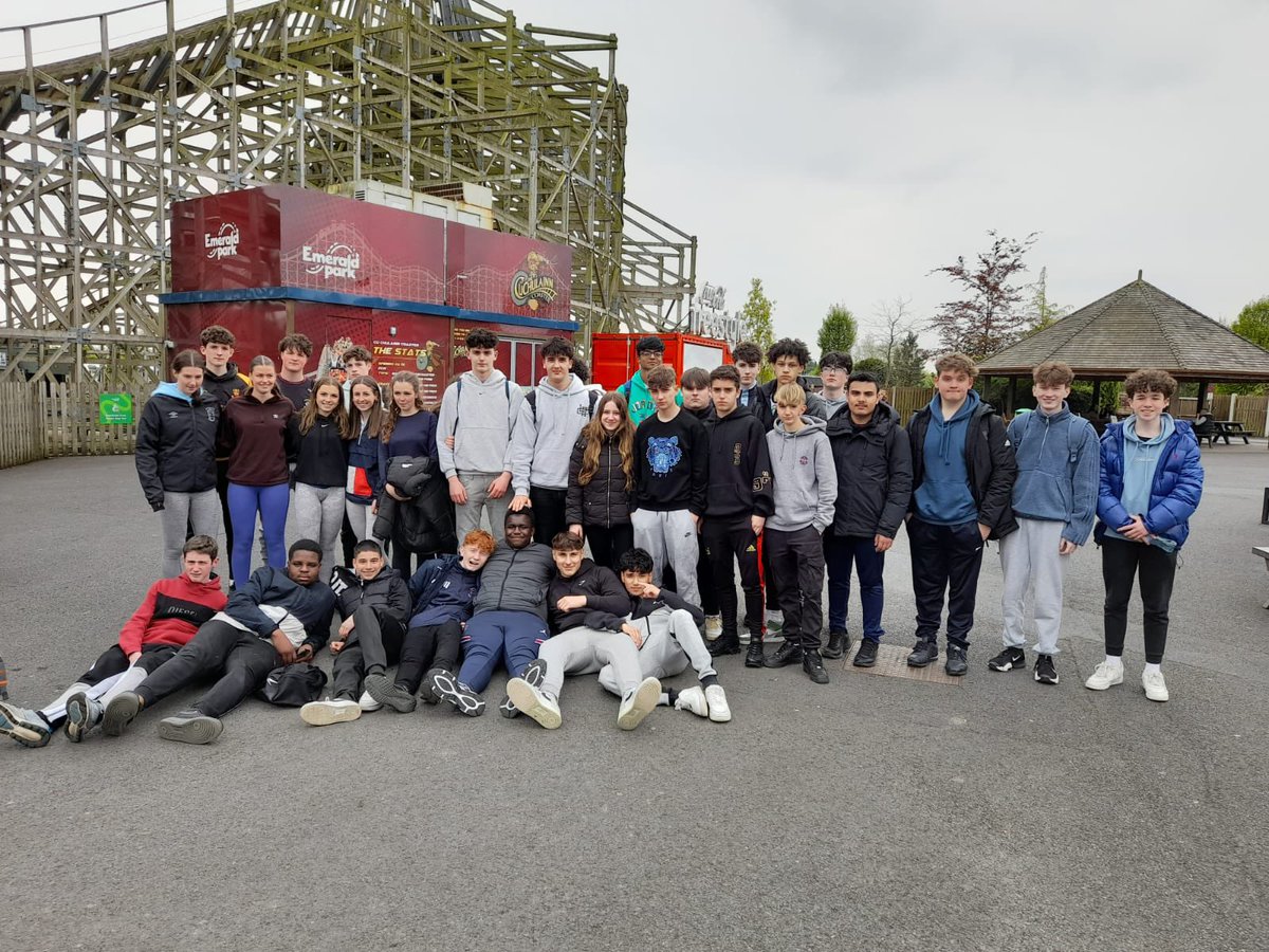 Today, our TY students embarked on an unforgettable adventure to Emerald Park! 🌳🌞 Surrounded by the beauty of nature, they enjoyed fresh air, went on some thrilling amusements and made memories to last a lifetime. 📸 #EmeraldPark #TYAdventures 🌲✨