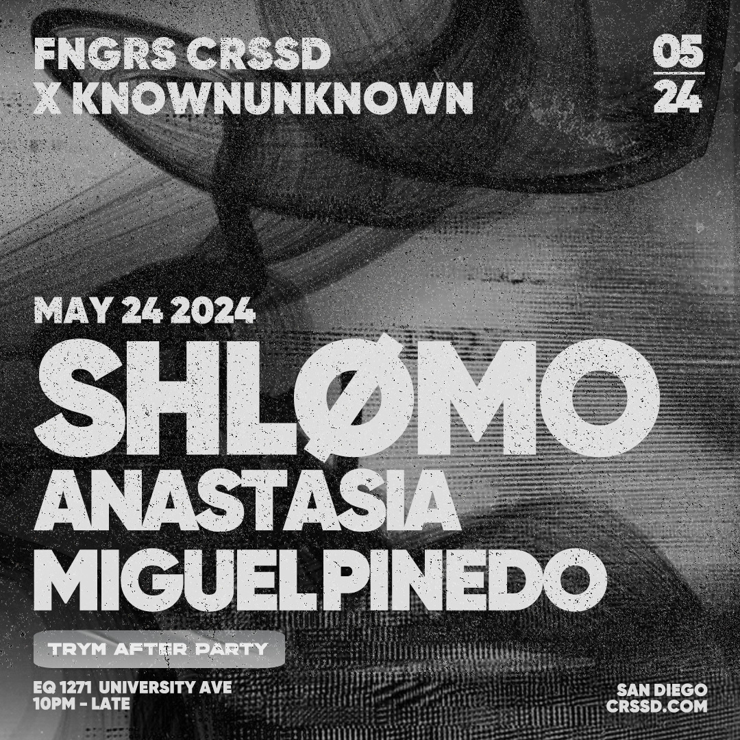 Tickets are now OPEN for @SGLewis_' after party & Shlømo: TICKETS >>> CRSSD.com