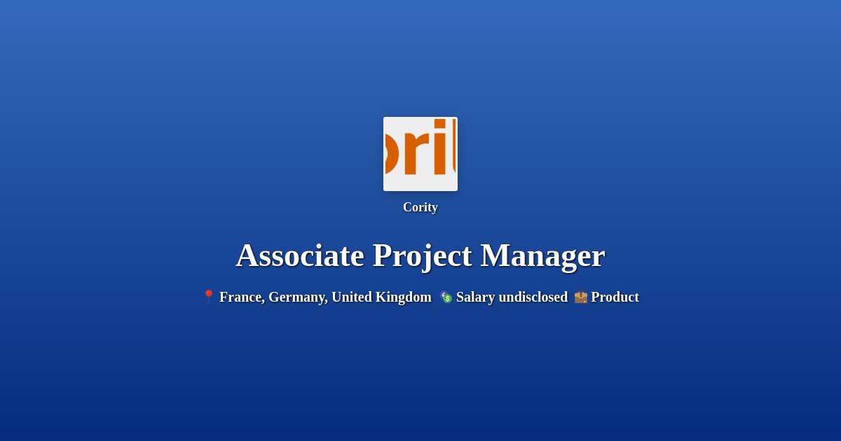 👋 Cority is hiring remotely for an Associate Project Manager. #remotejob #remotework #jobalerts #hiringnow #workfromhome #jobsearch #jobhunt #jobseekers #careeradvice #jobhiring #Product #projectmanager Apply now! 👇 dailyremote.com/remote-job/ass…