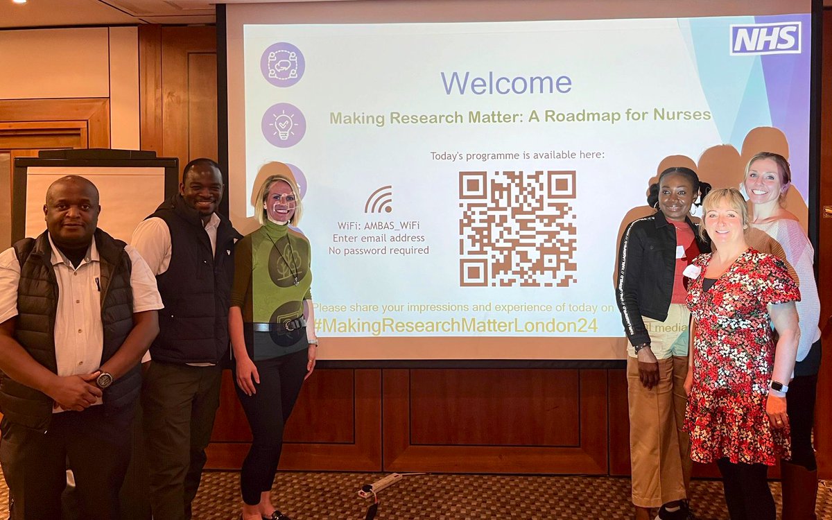 Great representation from our Oxleas Nurses at today’s #MakingResearchMatterLondon24 event in London. Nurses from all disciplines were offered an introduction to research and discovered ways to get involved in supporting, delivering and leading their own research projects. 💡👍🏻