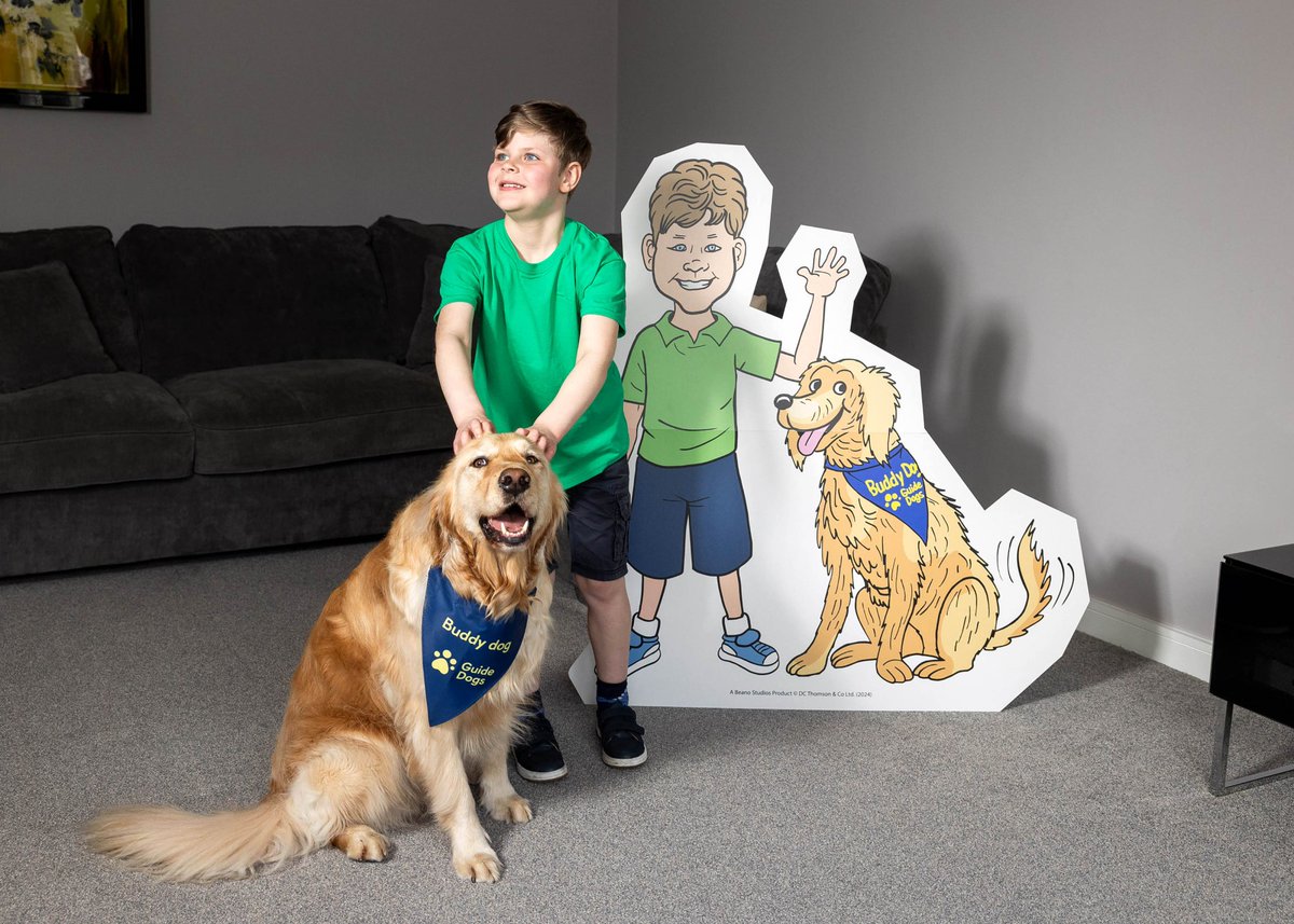 ⭐️ Meet our next Beano stars, buddy dog partnership, Alex and Chance! Alex and Chance are one of two real-life partnerships inspiring our unique comic strip story with the world-famous @BeanoOfficial 🐶 Read Alex’s story 👉guidedogs.org.uk/beano #Beano