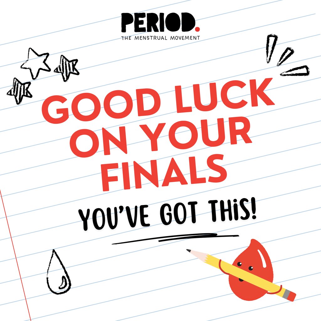 It’s that time of the semester! Good luck to our PERIOD. Chapters as you tackle your finals! 📝 If you’re graduating this semester and received your cords from PERIOD. make sure to tag @periodmovement in your grad photos. We want to share your academic accomplishments! 🩸❤️