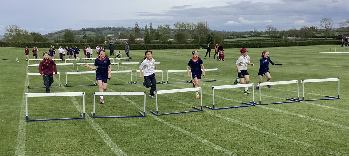 A lovely afternoon of athletics on our track this afternoon with years 3, 4, 5 and 6 racing with All Hallows School. A great start to their season. All the athletes did hurdles, sprint, distance, throw and long jump.