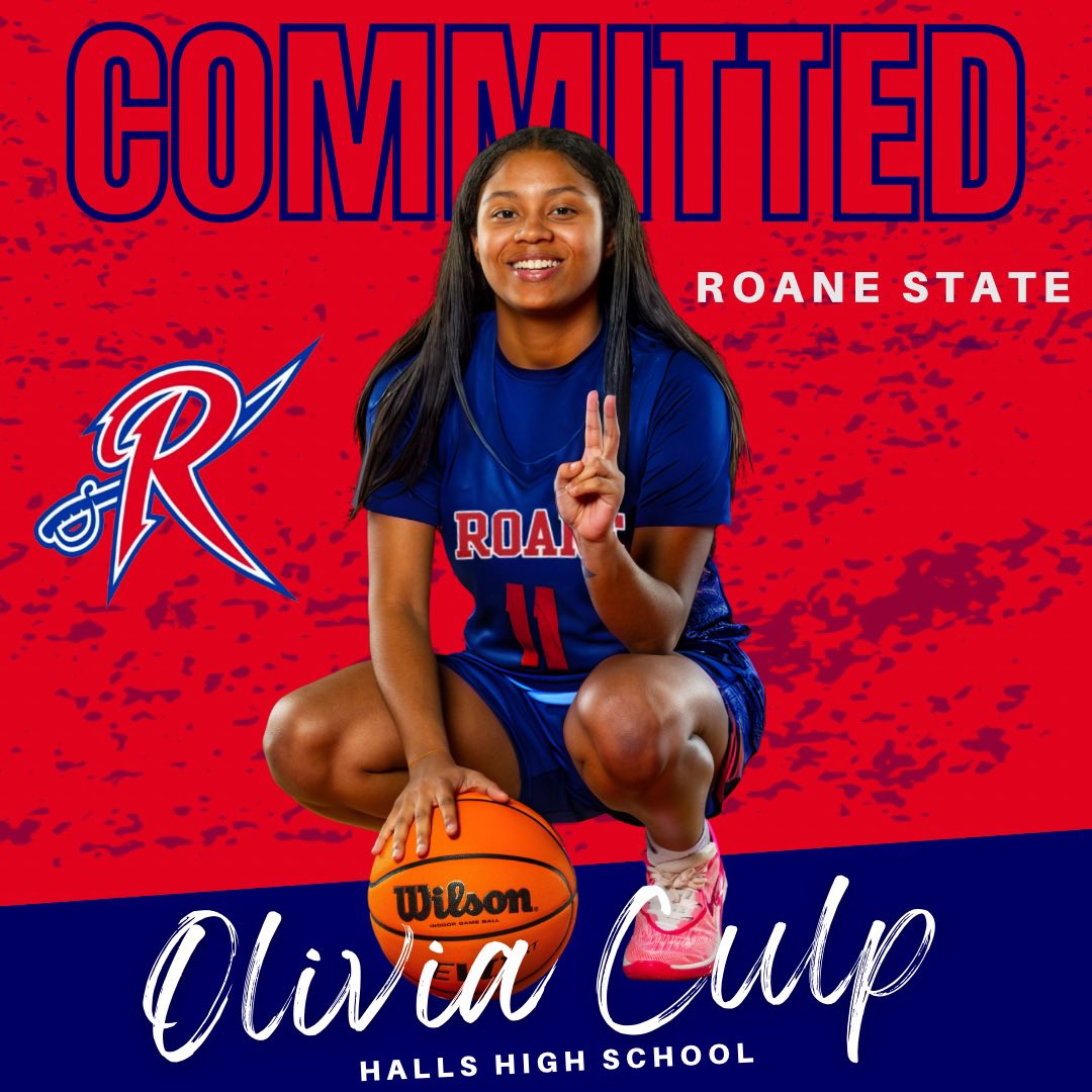 Can’t wait to watch Olivia Culp continue her basketball career at Roane State! We are so proud of her! 🏀❤️