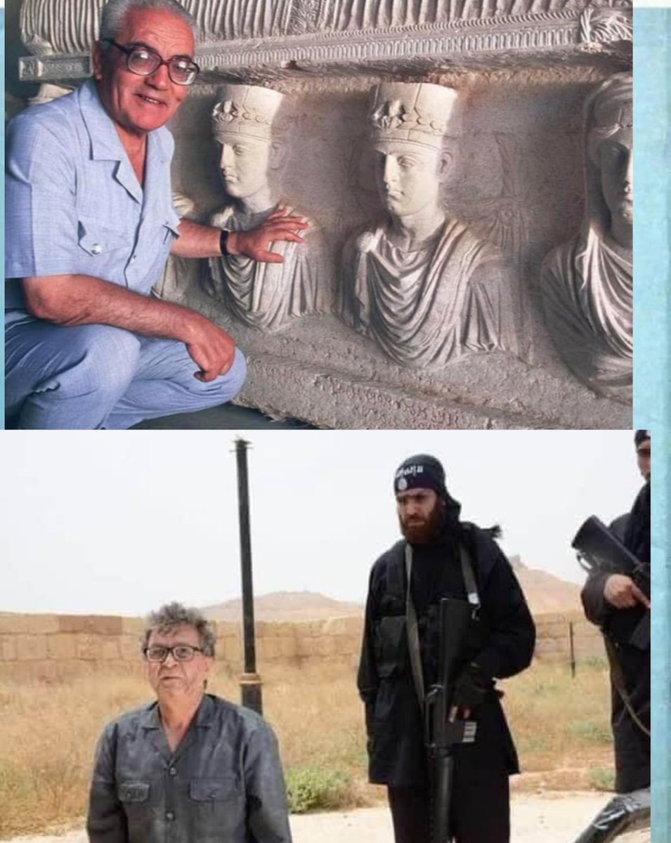 @ImtiazMadmood Syrian, Archaeologist 💔
Khaled- Al-Asaad 
Was beheaded by ISIS 👇
Down with islamists #terrorists