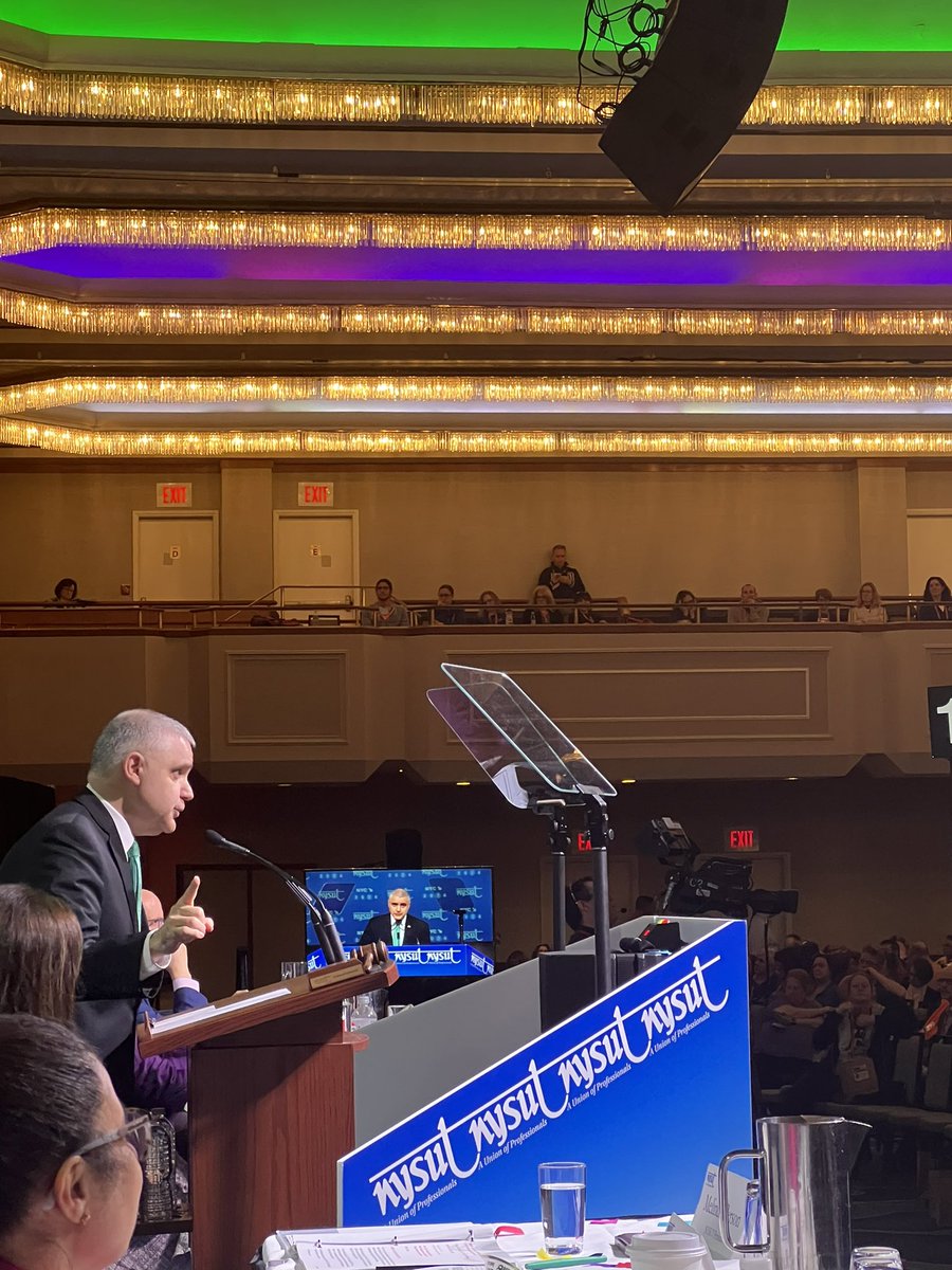 🍎 #NYSUTRA @NYSAFLCIO president Mario Cilento connects the dots on the impact of legislation, politics and grassroots campaigns when @NYSUT members are advocating and standing in support of an issue! Thanks educators, too, for tremendous impact on kids and families!