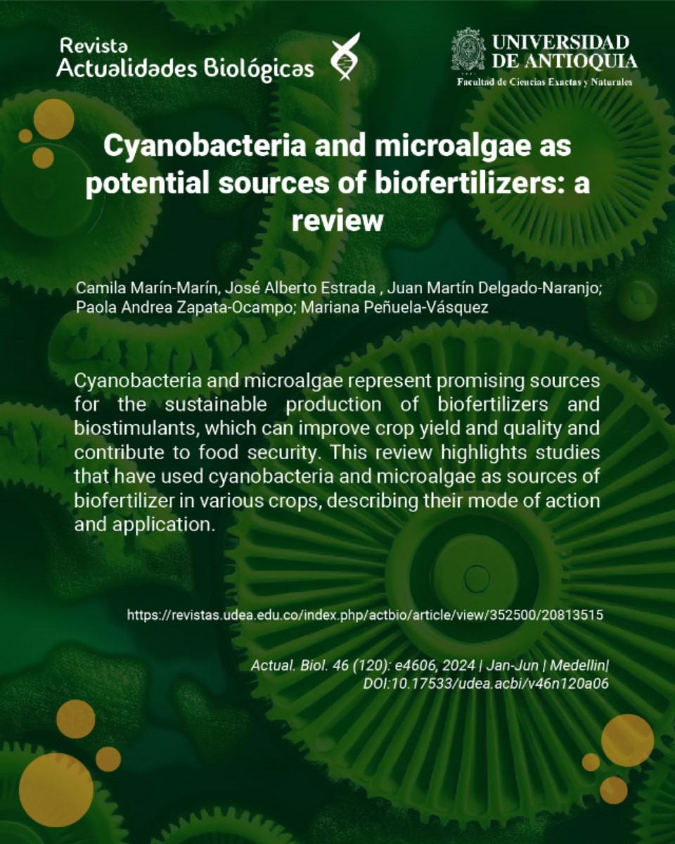 🌱💧 Exploring the potential of cyanobacteria and microalgae as biofertilizers! 🌿 This review discusses their role in sustainable agriculture and food security, highlighting their benefits for crop yield and quality. #Biofertilizers #SustainableAgriculture 🌾🔬