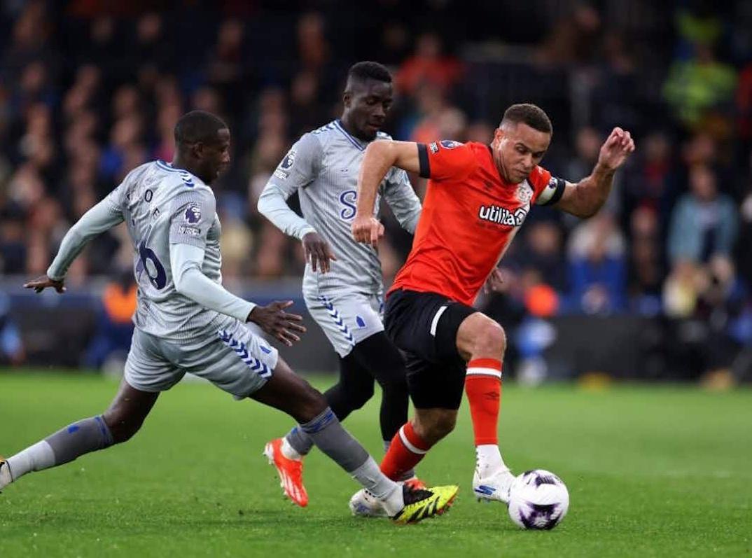 🔴 PL LIVE; Everton lead Luton after Calvert-Lewin Penalty Live in play 📲 betsports.ug #LUTEVE