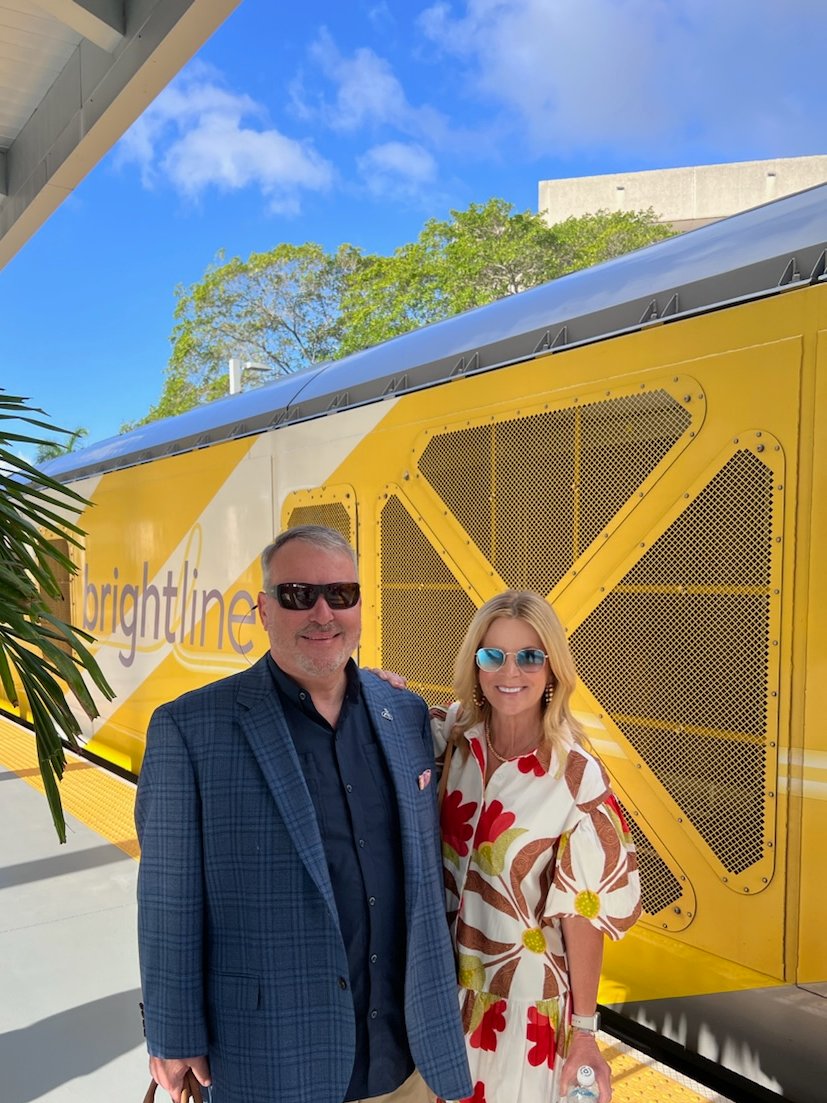 Susie and I enjoyed a quick trip to and from Fort Lauderdale on @GoBrightline. It was efficient, comfortable and kept us off the roads and out of traffic.