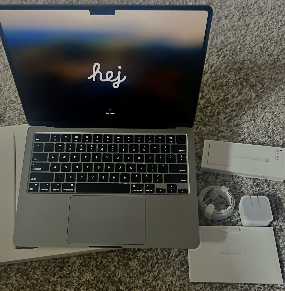 New MacBook just came today 👀 #iOSdeveloper